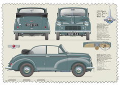 Morris Minor Tourer Series II 1952-54 Glass Cleaning Cloth